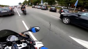 HONDA CBR 1000rr БЕЗ ТОРМОЗОВ! Старый SUZUKI GSXR Стреляет ОГНЁМ