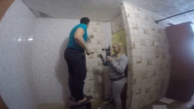 Бюджетный монтаж стеновых панелей