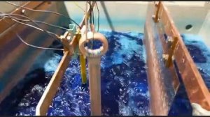 Барботаж с помощью воздуходувки UNOKOR GL 80-11 (очистка металла от ржавчины)