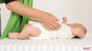 Слинг-шарф Love&Carry - Горизонтальное положение "Крест под карманом"