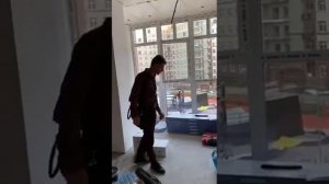 Демонтаж стенки балконного блока