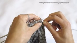 Вязание спицами. Шапка геометрическим узором. Часть 2. Вяжем макушку.