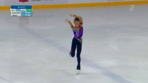 Мария Агаева. Короткая программа. Девушки. Москва. Гран-при России по фигурному катанию 2022/23