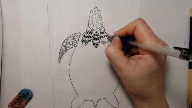 Рисунок черепахи в стиле зенарт смотреть онлайн