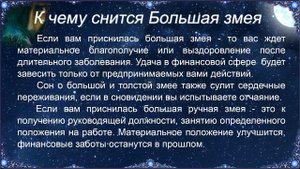 К чему снится Большая змея – толкование сна по Соннику