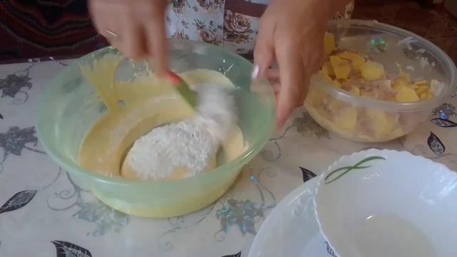 заливной пирог с мясом и картошкой...вкуснятина смотреть онлайн