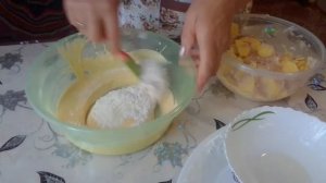 заливной пирог с мясом и картошкой...вкуснятина
