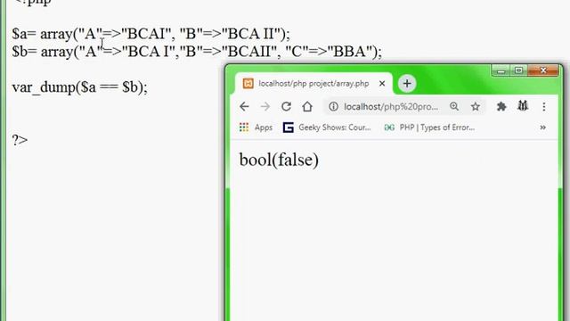 Array operator in php in hindi tutorial  | What is Array Operator | Php tutorials | MsirG