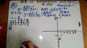 Подготовка к ОГЭ  2021 по математике.@Вариант - 201. # Задание 23. А.ЛАРИН.