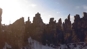 Инзерские зубчатки с квадрокоптера 4k - Апрель 2015