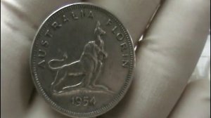 1954 FLORIN Australian (ELIZABETH II) FOR SALE- Gem coin