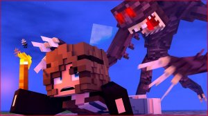 СУДНАЯ НОЧЬ #1 ☢️ НАПАДЕНИЕ МОНСТРА ☢️ СЕРИАЛ ПРО ПАРАЗИТОВ В МАЙНКРАФТ MINECRAFT