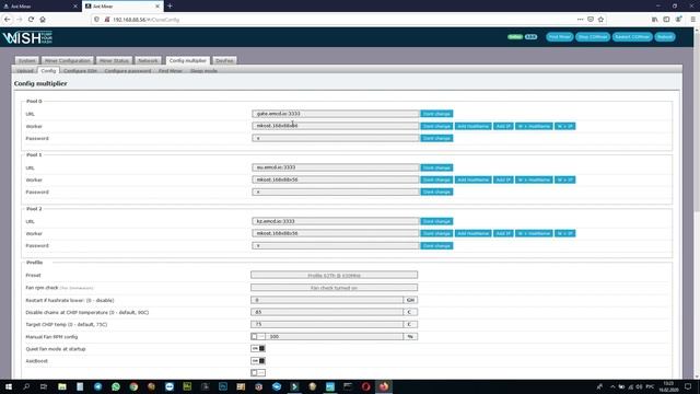 Установка и настройка прошивки VNISH для Antminer S17 смотреть онлайн