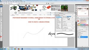 Brush Stroke a Path in Photoshop | 3 Minutes Tutorial( pentool -part3)