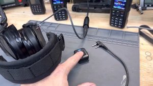 Anytone 878 Bluetooth ptt Peltor Comtac V