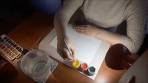 Организация рабочего места ребенка для рисования.