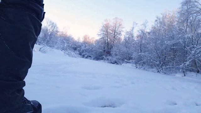 по реке на моноколесе. #euc #моноколесо #зима смотреть онлайн