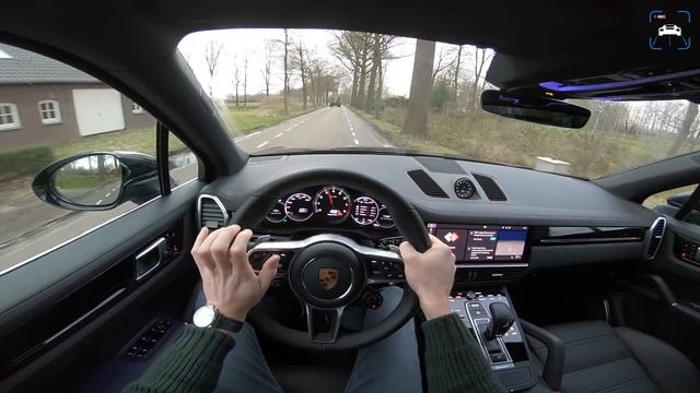 Porsche Cayenne S 2018 REVIEW POV Test Drive on AUTOBAHN by AutoTopNL смотреть онлайн