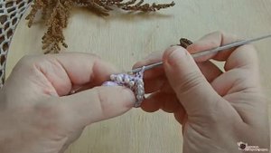 Фриформ  скрамбль крючком.