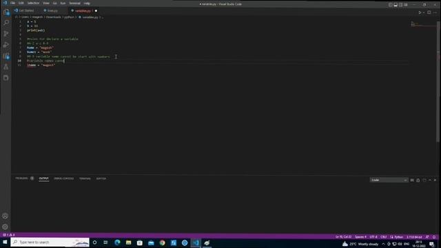 Variables in Python - Complete Python Development Series - Lesson-5