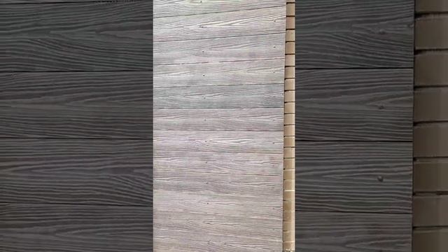 Забор из ДПК #RusDecking. Отличный материал, приятная фактура, легко работать.