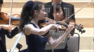 Anna Savkina plays Mozart - Violin concerto No.1 in B flat Major 2nd movement