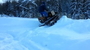 КОНКУРЕНТ для БУРАНА. самодельный снегоход