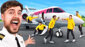 MrBeast На Русском? Последний Опустивший Руку с Частного Самолёта Получит Его!