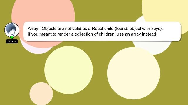 Array : Objects are not valid as a React child (found: object with keys). If you meant to render a смотреть онлайн