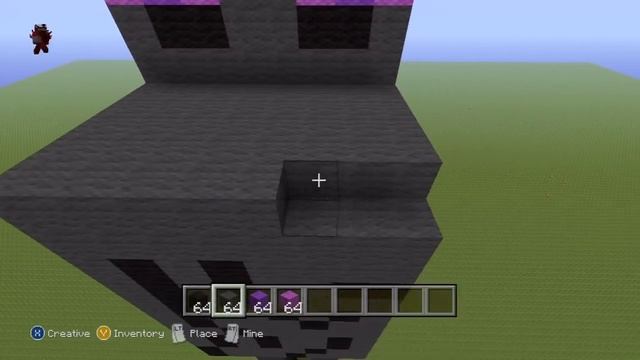 Minecraft Tutorial: How To Make An Enderman Statue смотреть онлайн