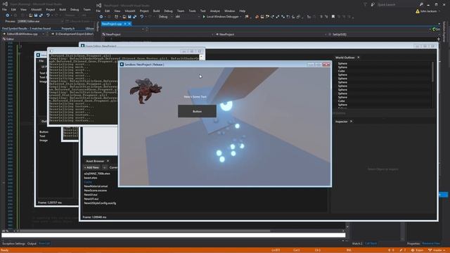 Enjon: 3D/2D Game Engine, C++ / OpenGL DevLog #UI Editor