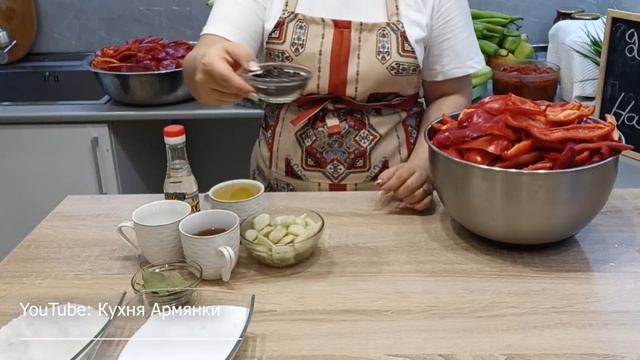 Самый легкий вариант маринованного красного перца смотреть онлайн