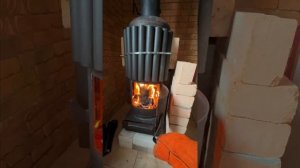 Печка буржуйка из газового баллона