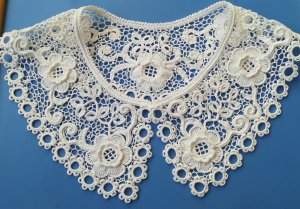 Воротник в технике ирландского кружева/ Авторская работа
