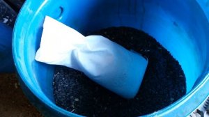 Сушим зерно при помощи обычной соли.