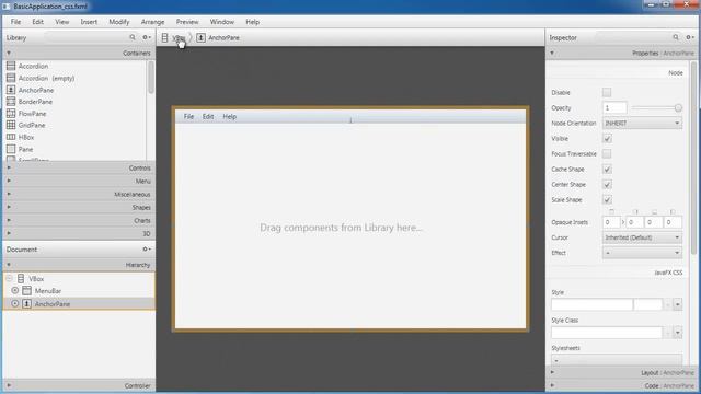 JavaFX Java GUI Tutorial - 34 - Scene Builder