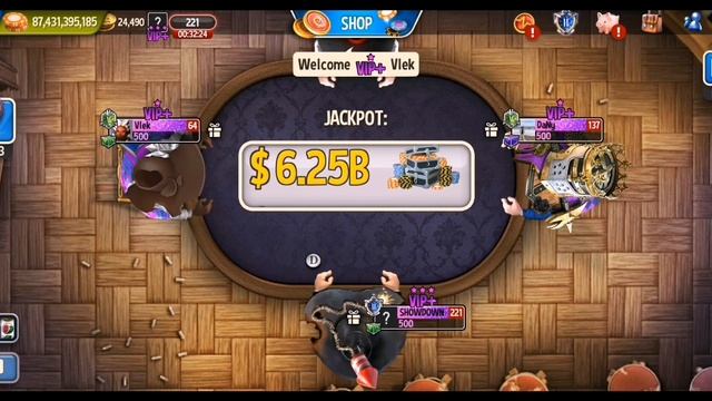 Spin and Play 250M buy in Gameplay 1 - Governor of Poker 3 смотреть онлайн