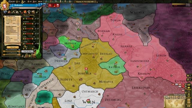 Europa Universalis III [1080p60] | Час игры