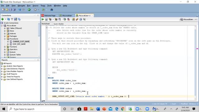 SQL 101: 10. Creating simple stored procedure to delete records from tables смотреть онлайн