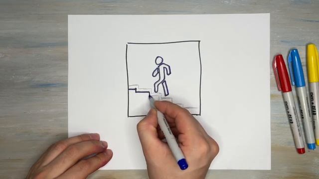 Как нарисовать Дорожный Знак Надземный Пешеходный Переход смотреть онлайн