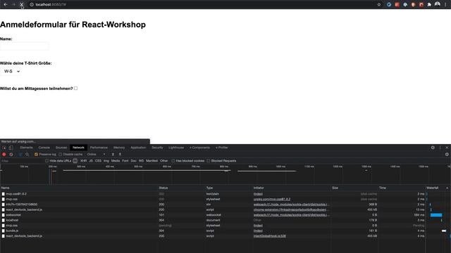 Formulare mit React entwickeln  deutsch
