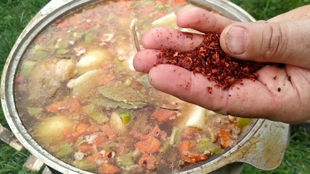 Рецепт шурпы из говядины халяль или что приготовить в казане на природе для друзей |Мировой закусон