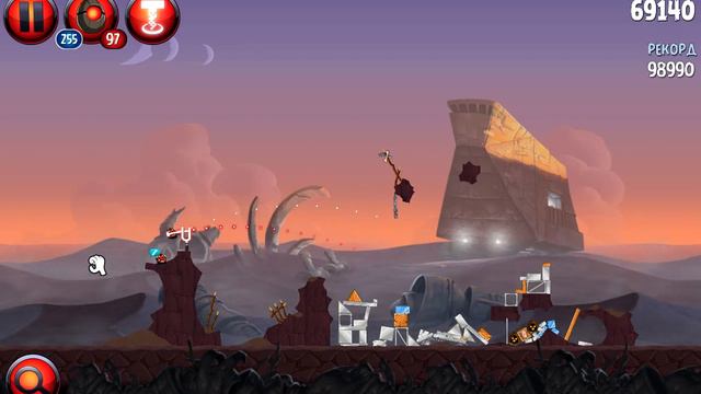 Angry Birds: Star Wars II. Escape to Tatooine (level P2-16) 3 stars. Прохождение от SAFa смотреть онлайн