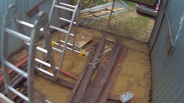 Сборный гараж '' пенал'. смотреть онлайн