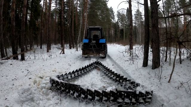 МТЗ 82 Гусянка до делянки