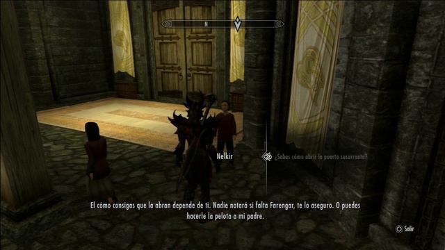 THE ELDER SCROLL V SKYRIM (PS3) [1291] CAMINANTE DE OBLIVION #15 | LA PUERTA SUSURRANTE смотреть онлайн