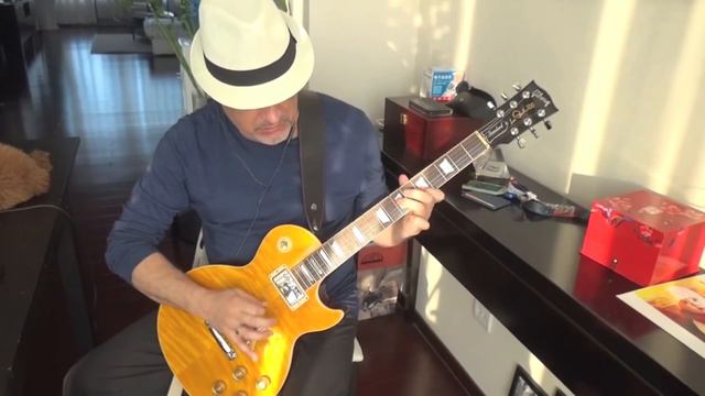 Solo Blues Improvisation with Gibson Les Paul Standard 2015 Alvin Lee Stevie Ray Vaughan смотреть онлайн