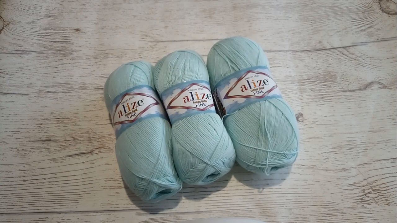Пряжа Ализе (Alize) - Коттон голд файн (Cotton Gold Fine) находка для крючка!