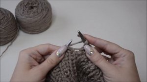 Накидка - пончо спицами