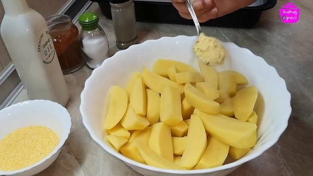 NAJUKUSNIJI HRSKAVI KROMPIR IZ RERNE BRZO I LAKO